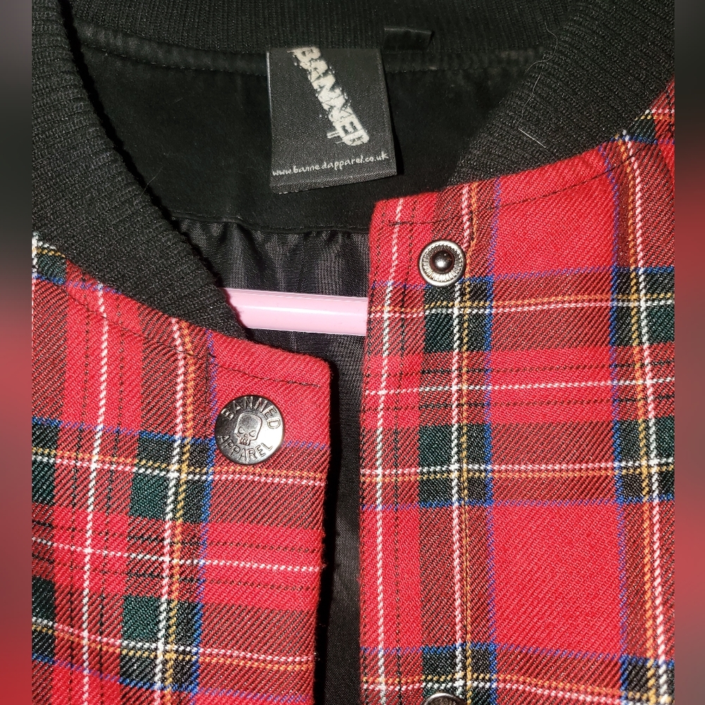 Plaid bomber jacket - Picture 2 of 4